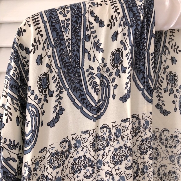 Paisley Boho Open Kimono - Picture 4 of 11
